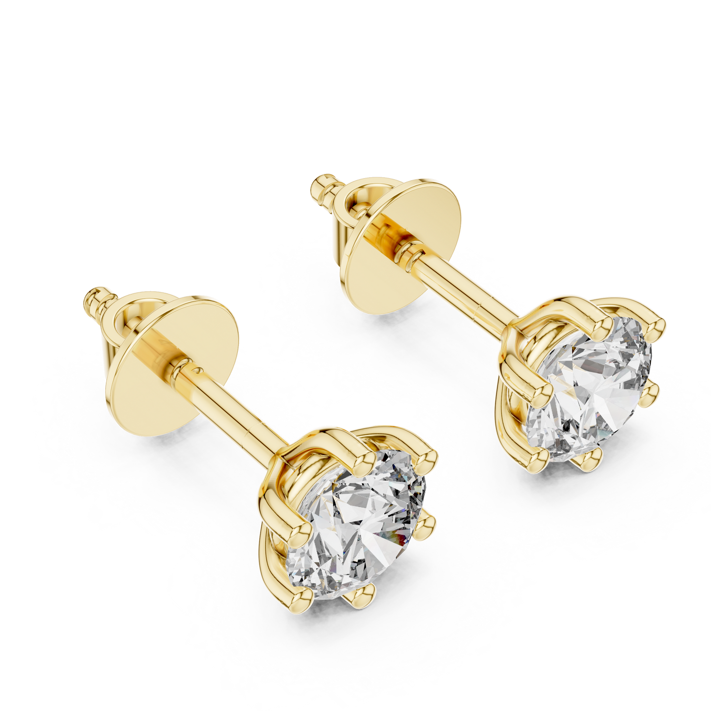 classic diamond earrings