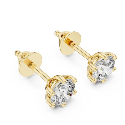 Classic Diamond Earrings