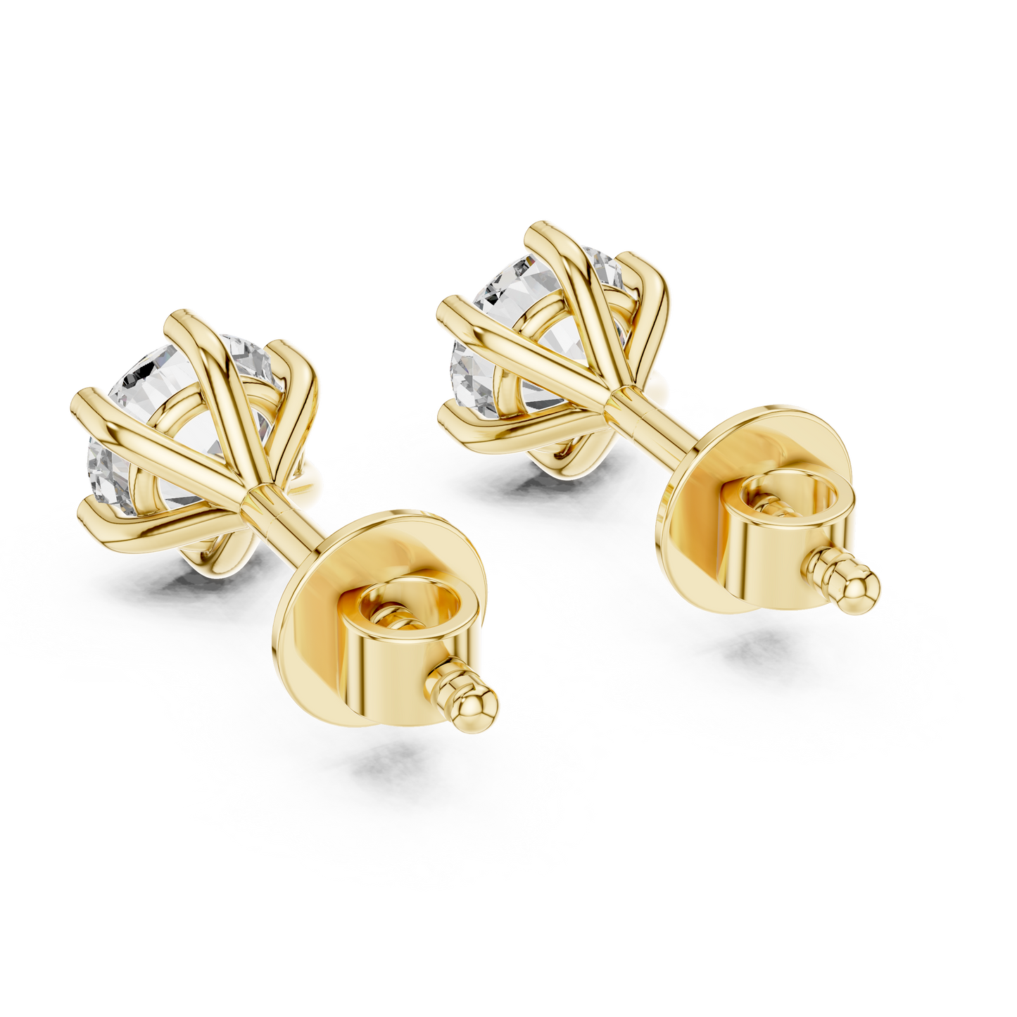 classic diamond earrings