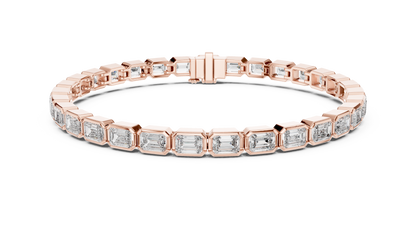 Classic Emerald Diamond Bracelet