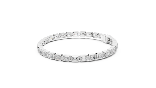 Classic Emerald Diamond Bracelet
