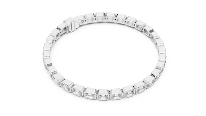 Classic Emerald Diamond Bracelet