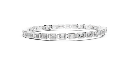 Classic Emerald Diamond Bracelet