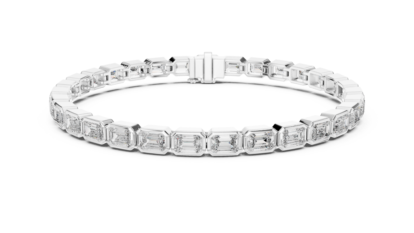 classic emerald diamond bracelet