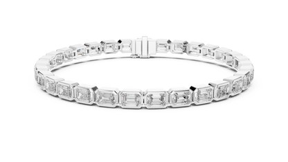 Classic Emerald Diamond Bracelet