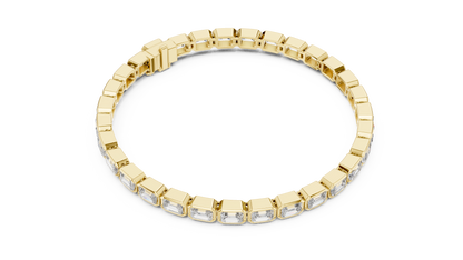 Classic Emerald Diamond Bracelet