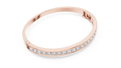 Half Bezel Diamond Bracelet