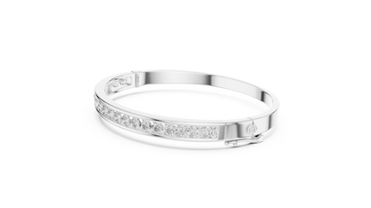 Half Bezel Diamond Bracelet