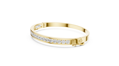Half Bezel Diamond Bracelet