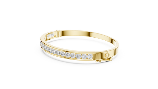 Half Bezel Diamond Bracelet