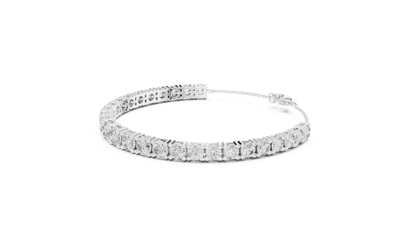 solitaire diamond bracelet