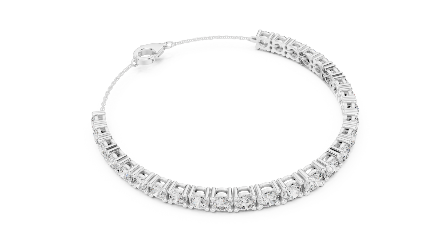 solitaire diamond bracelet