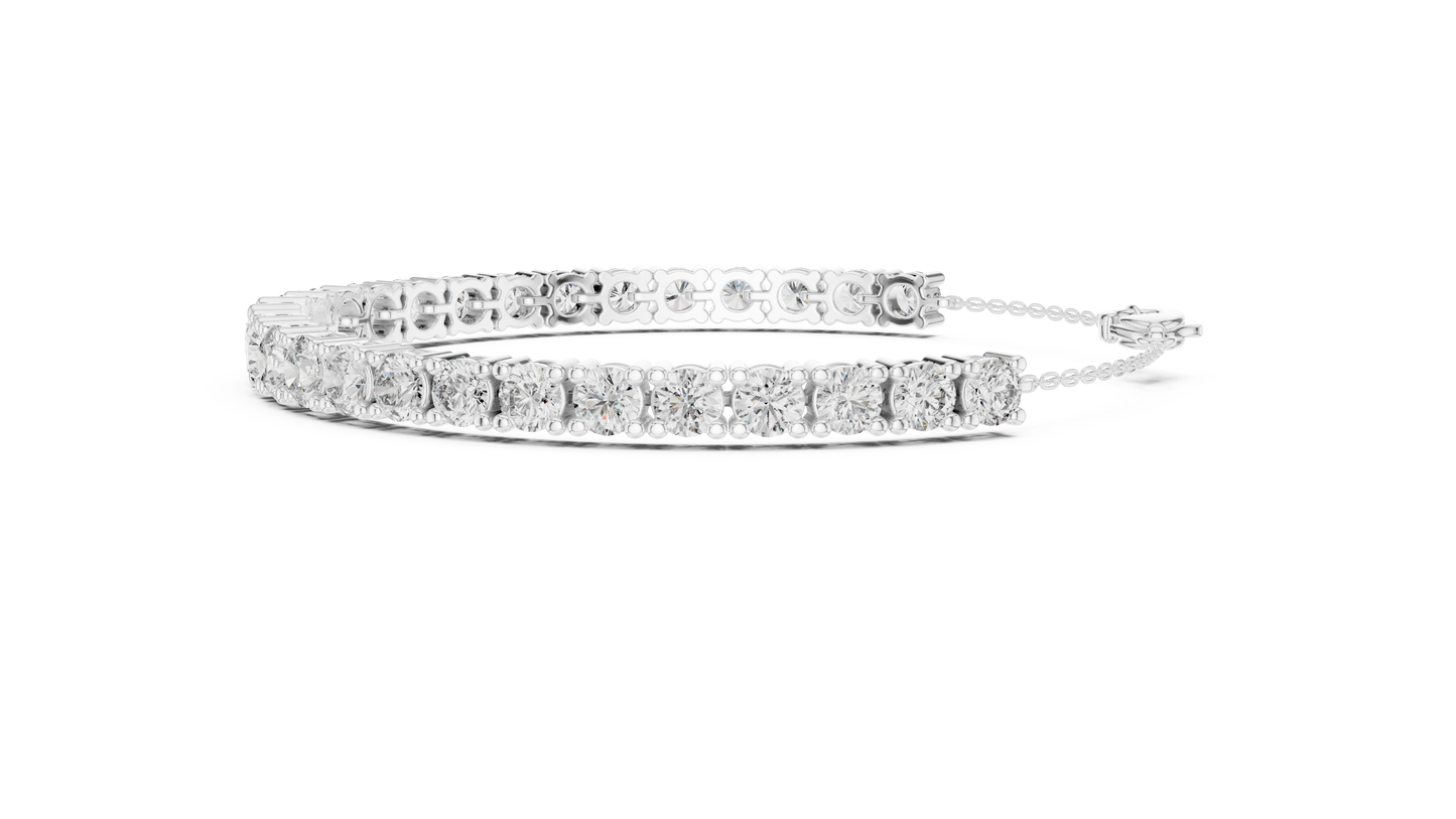 solitaire diamond bracelet