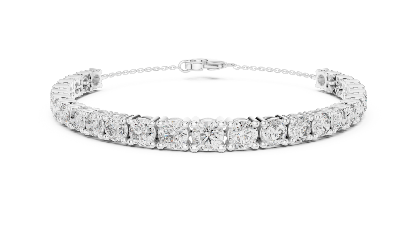 solitaire diamond bracelet