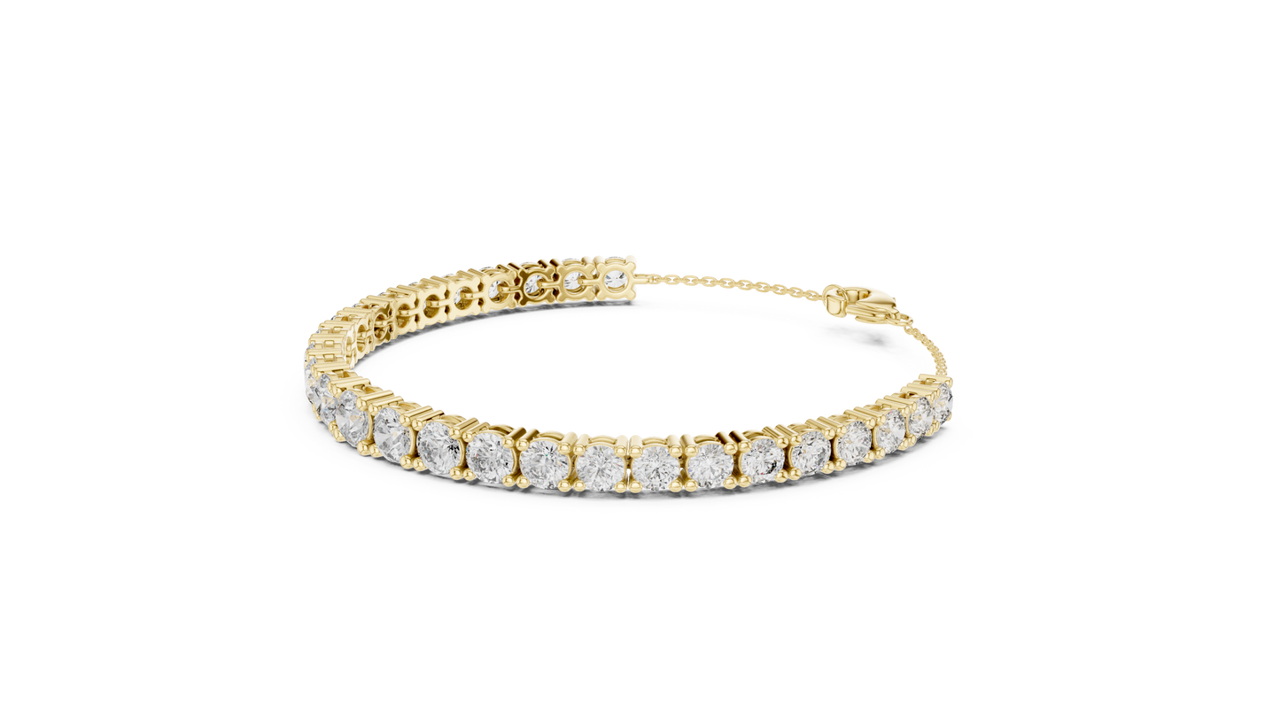 solitaire diamond bracelet