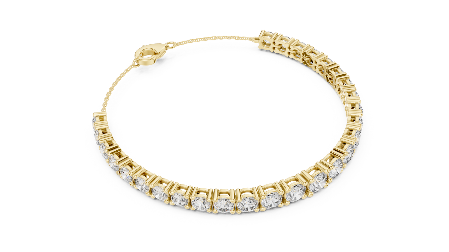 solitaire diamond bracelet
