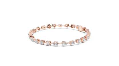 Mixed Shape Diamond Bracelet