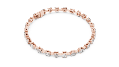 Mixed Shape Diamond Bracelet