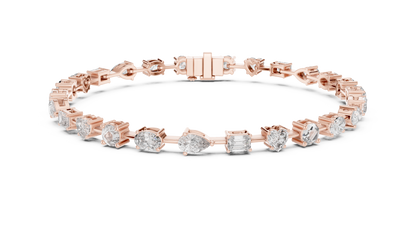 Mixed Shape Diamond Bracelet