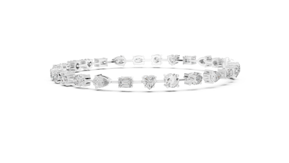 Mixed Shape Diamond Bracelet