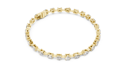 Mixed Shape Diamond Bracelet