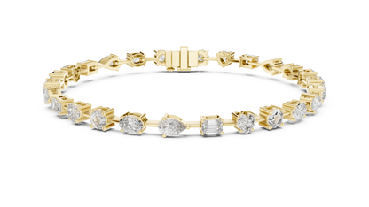 Mixed Shape Diamond Bracelet