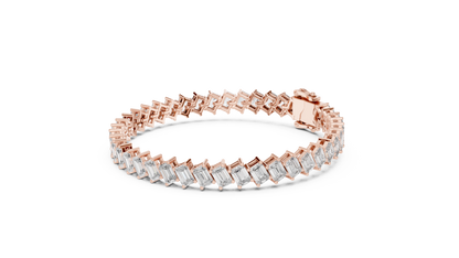 Emerald Diamond Tennis Bracelet