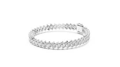 Emerald Diamond Tennis Bracelet