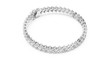 Emerald Diamond Tennis Bracelet