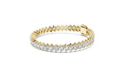 Emerald Diamond Tennis Bracelet
