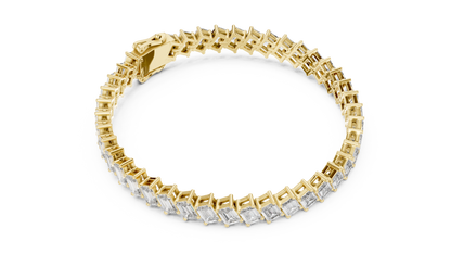 Emerald Diamond Tennis Bracelet