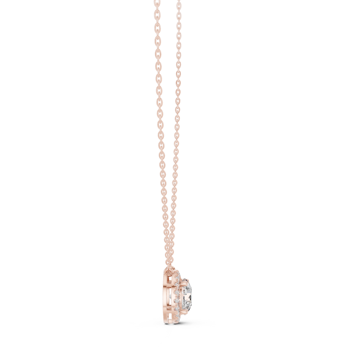 luna sunburst diamond pendant necklace