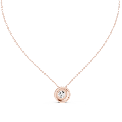 Luna Sunburst Diamond Pendant Necklace
