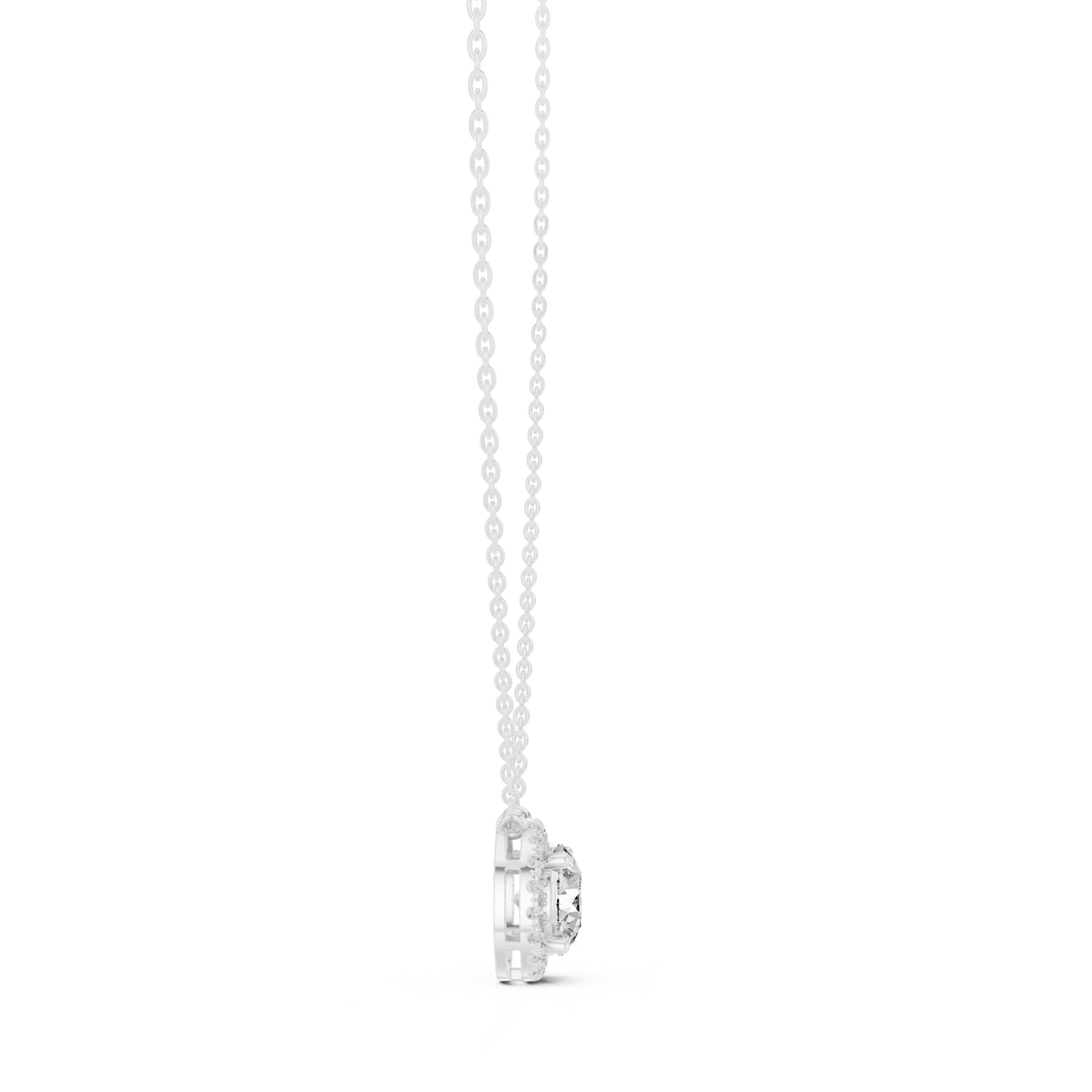 luna sunburst diamond pendant necklace