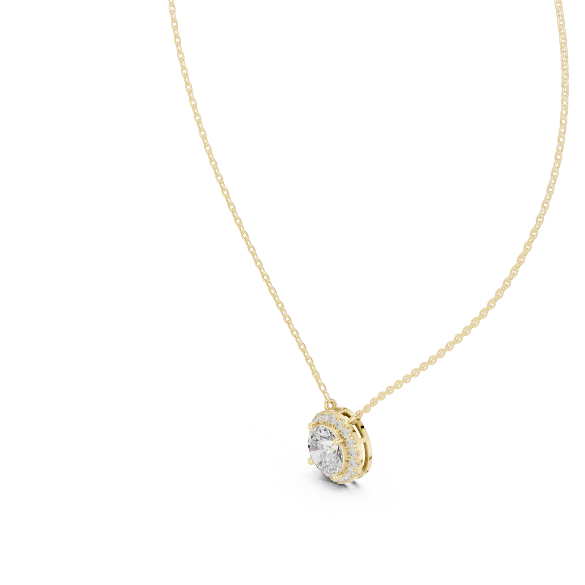 luna sunburst diamond pendant necklace