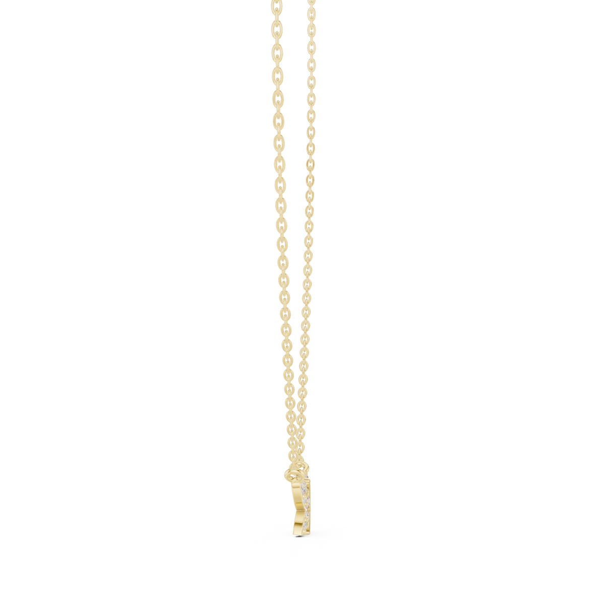 aurelia butterfly diamond pendant necklace