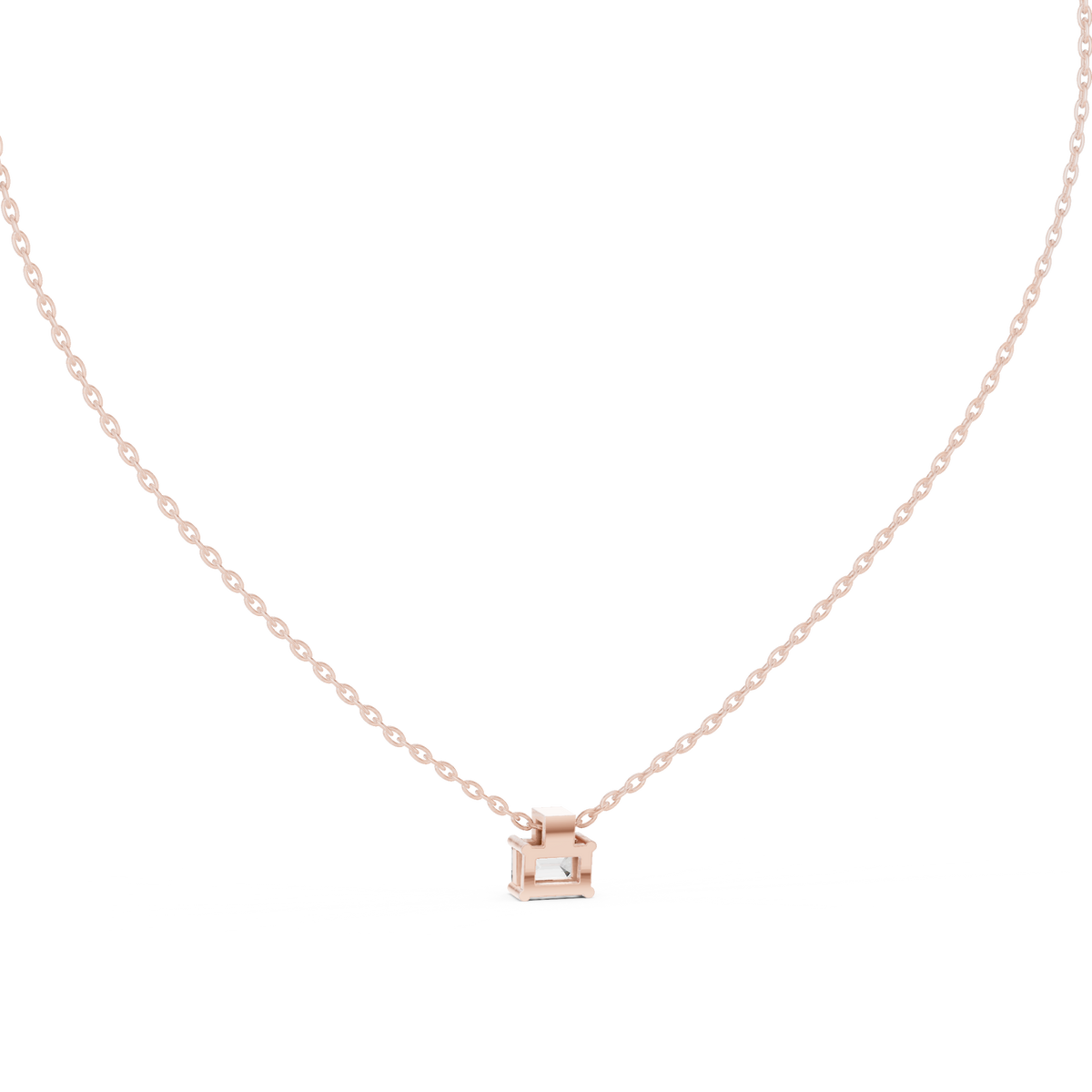 nova emerald bezel diamond pendant necklace