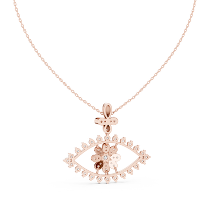 Mystique Evil Eye Diamond Pendant Necklace