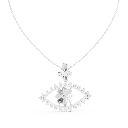 Mystique Evil Eye Diamond Pendant Necklace