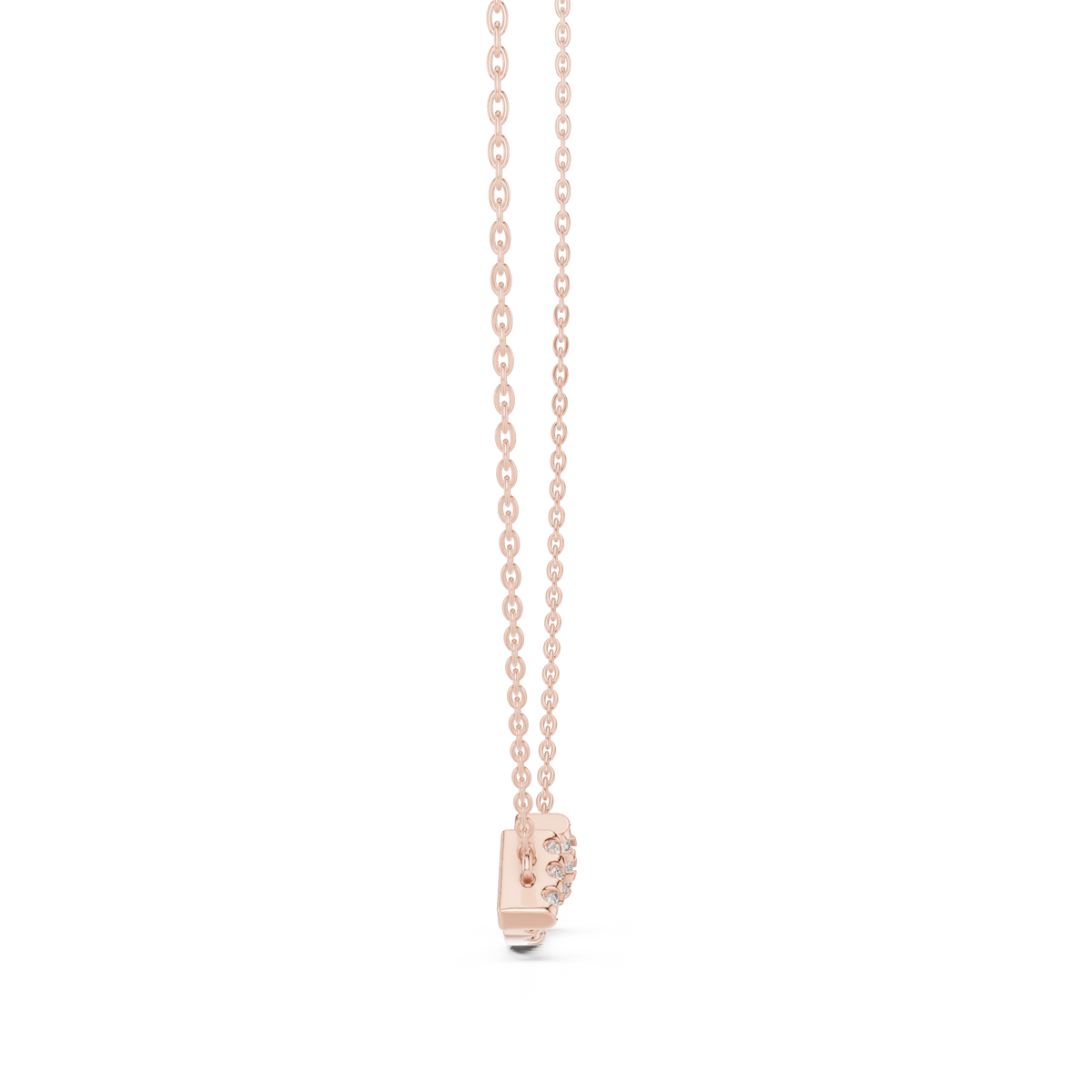 aurora diamond smile pendant necklace