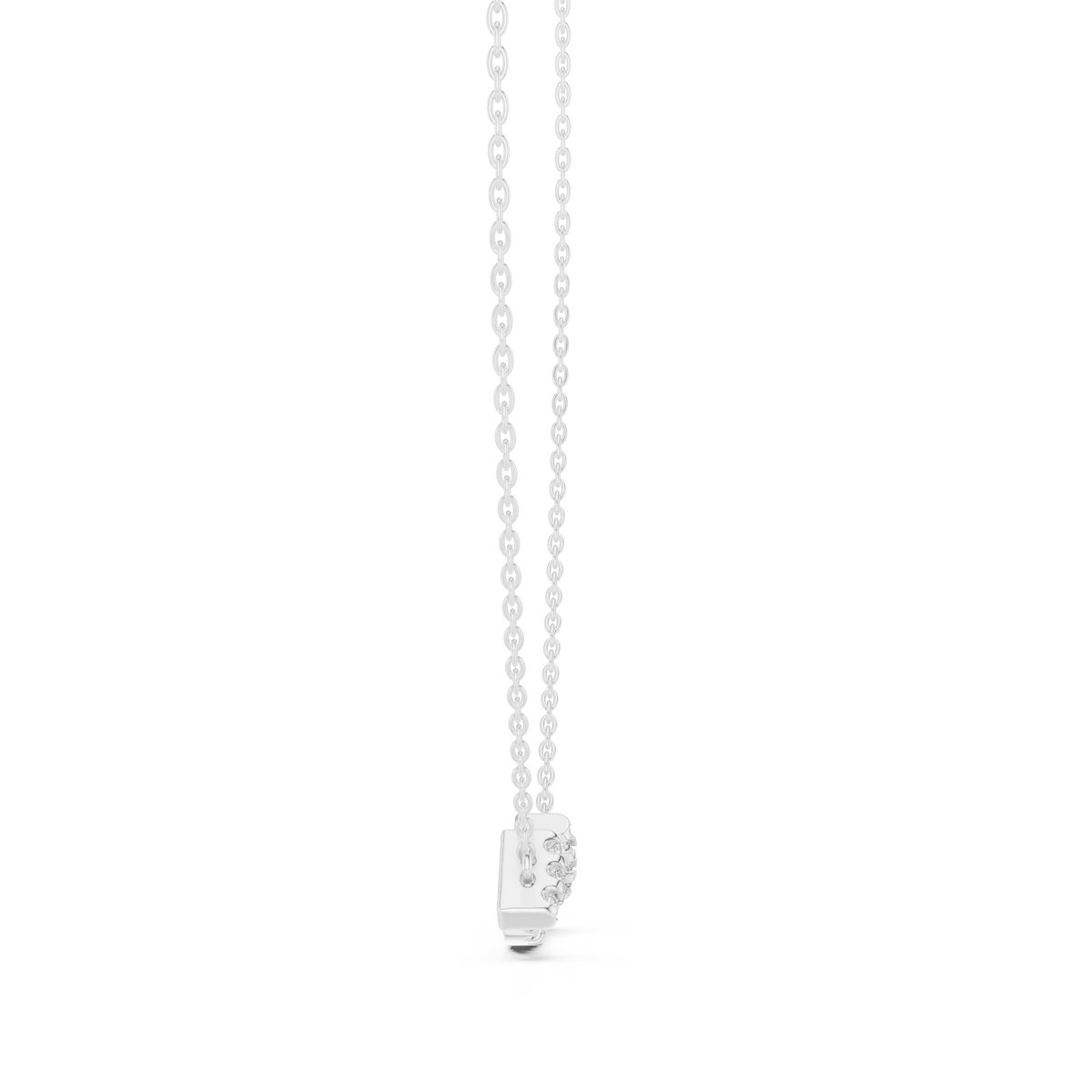 aurora diamond smile pendant necklace