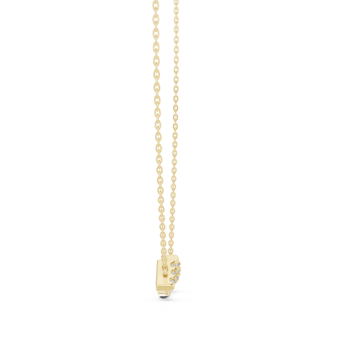aurora diamond smile pendant necklace