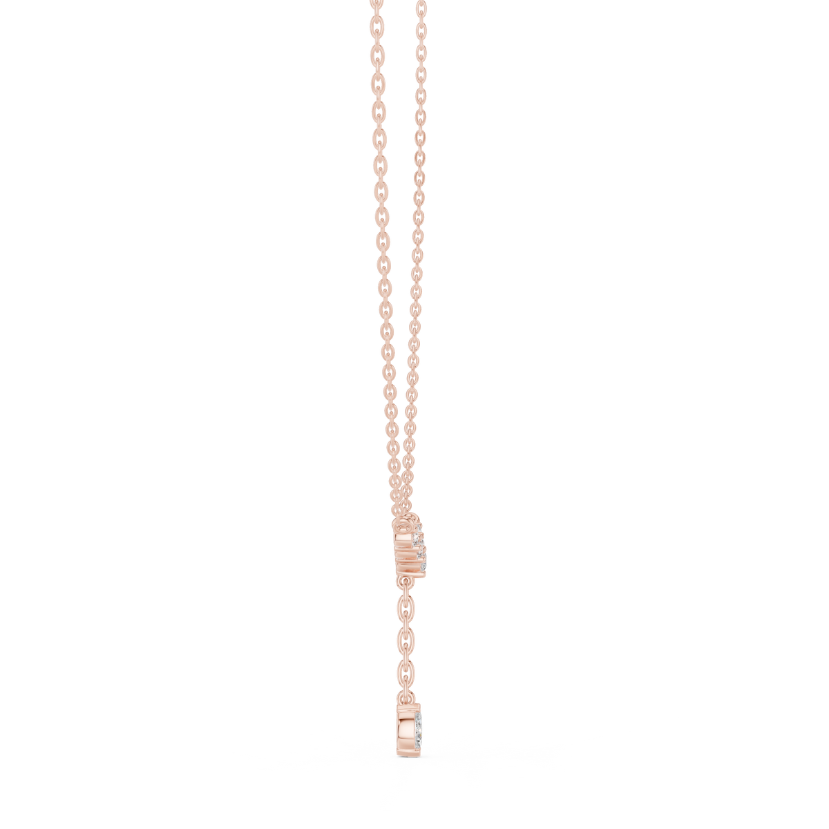 aurora marquise diamond drop pendant necklace