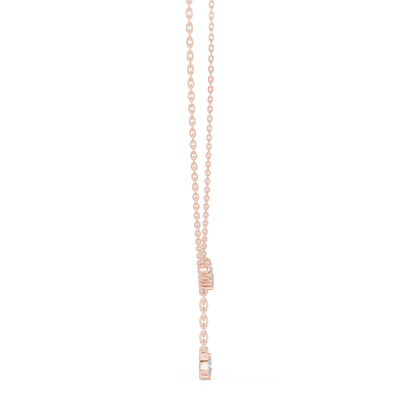 Aurora Marquise Diamond Drop Pendant Necklace