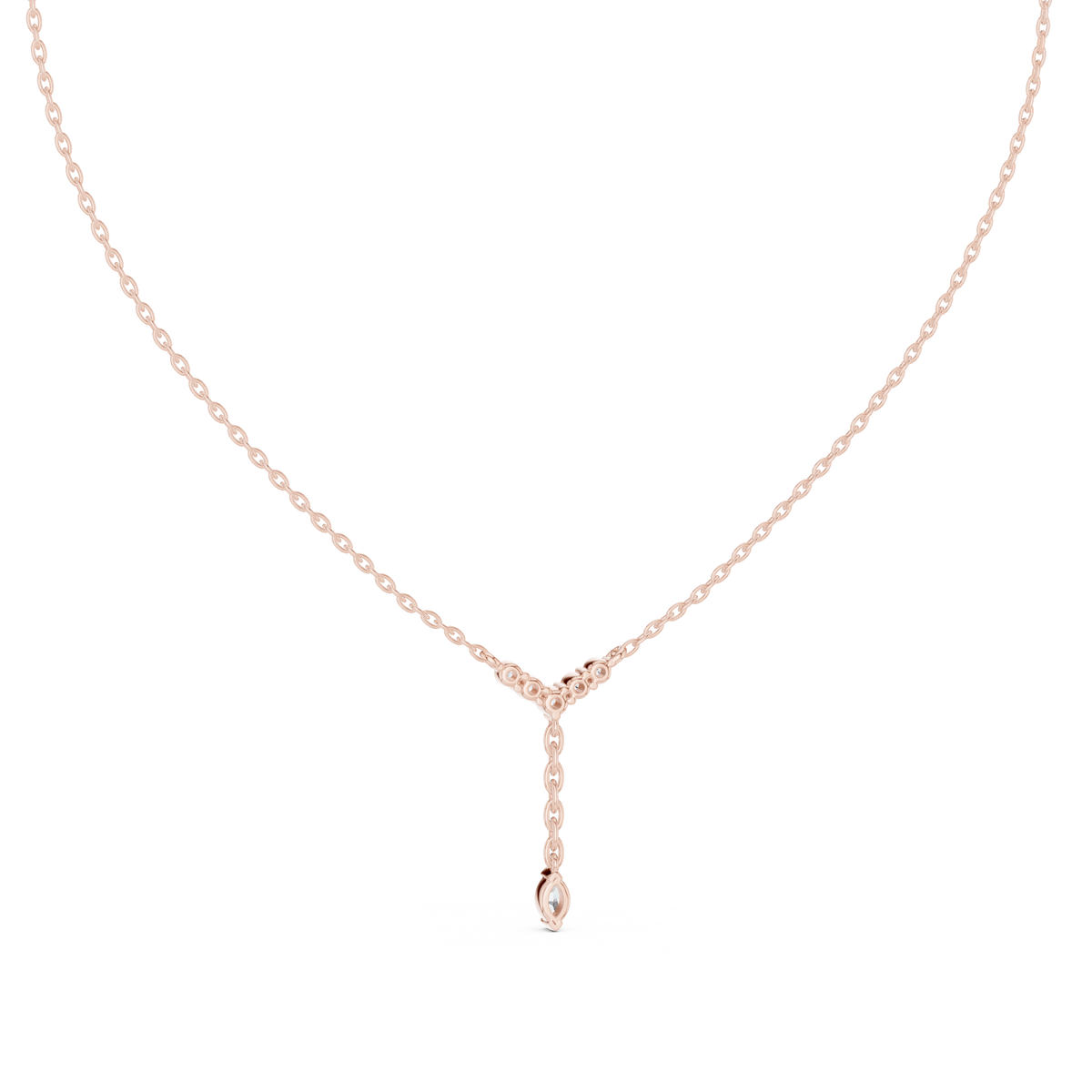aurora marquise diamond drop pendant necklace
