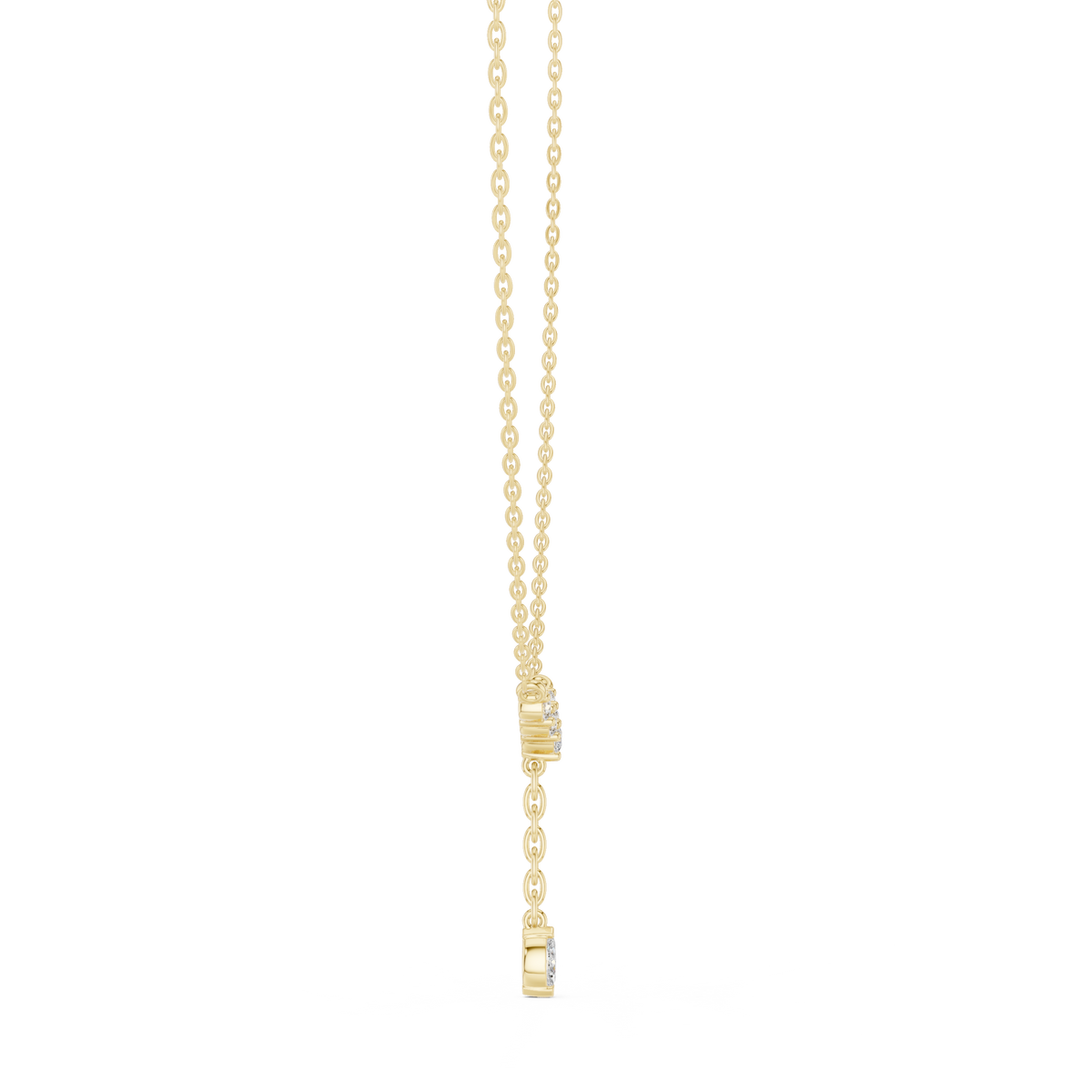 aurora marquise diamond drop pendant necklace