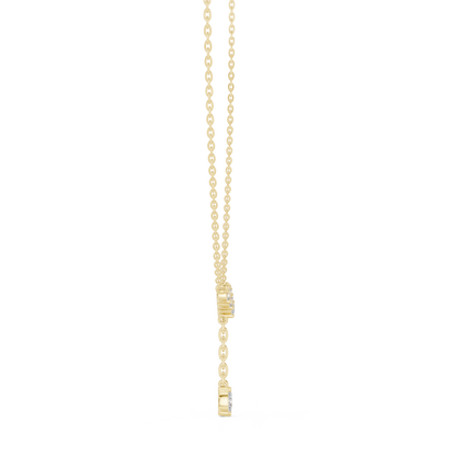 Aurora Marquise Diamond Drop Pendant Necklace