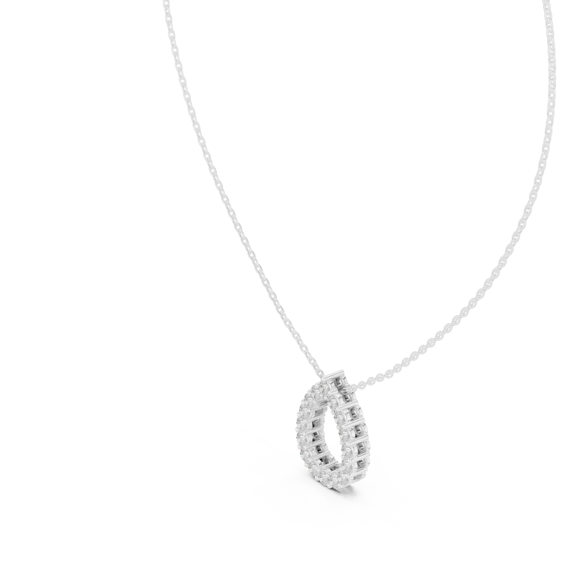 seraphina pear halo diamond pendant necklace