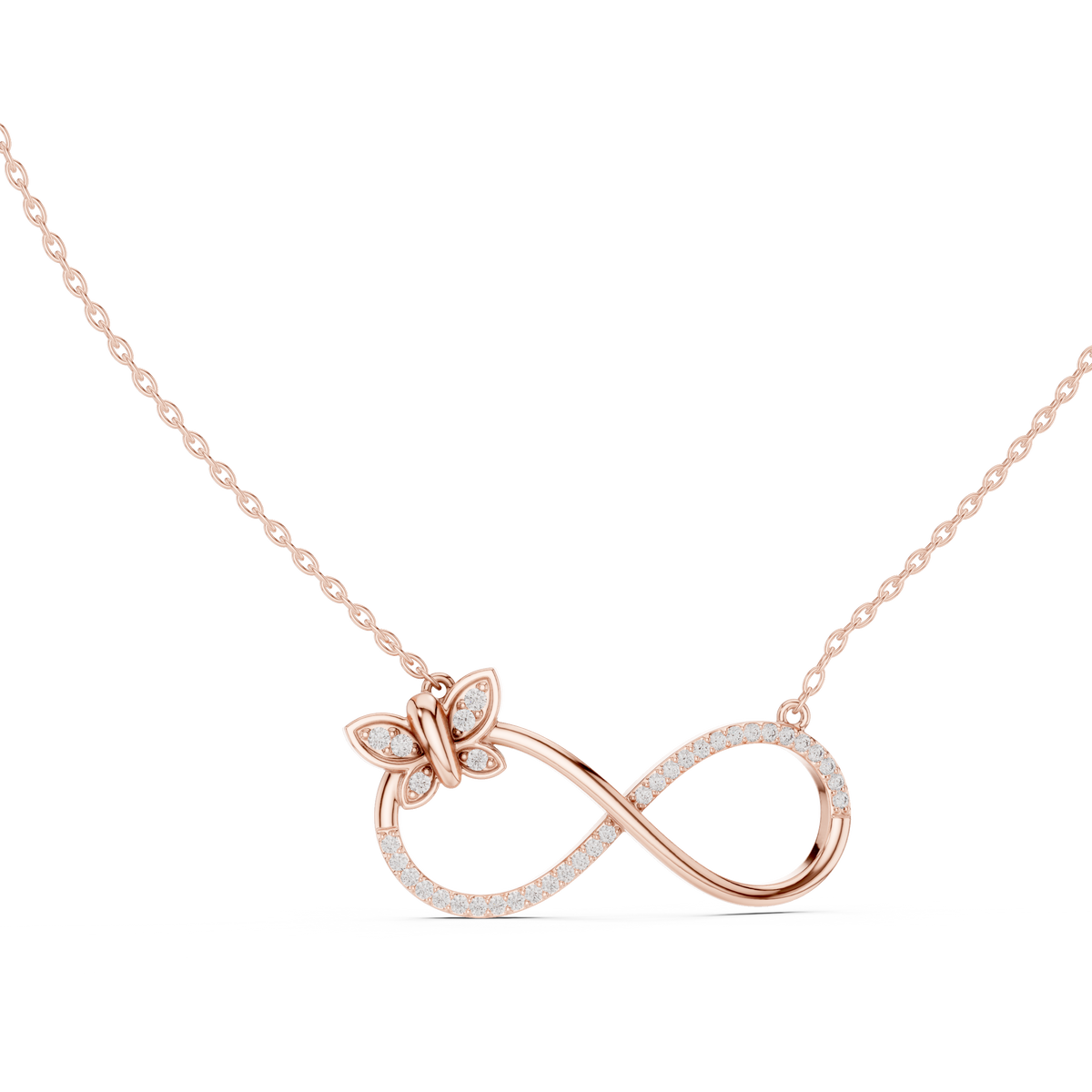 verona infinity diamond necklace