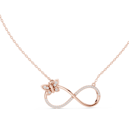 Verona Infinity Diamond Necklace